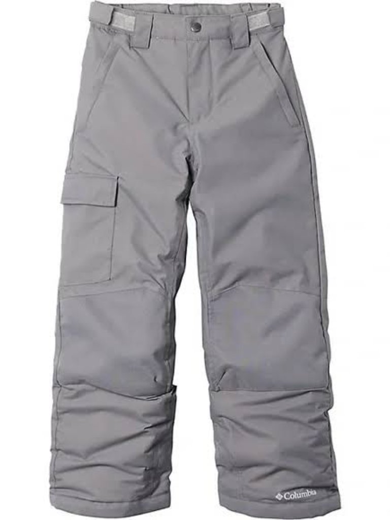 Columbia Ski/Snow Pants White Kids Outgrown Adjustable Size Medium